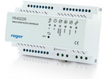 Kontroler dostępu dla jednego przejścia w obudowie na szynę DIN PR402DR ROGER
